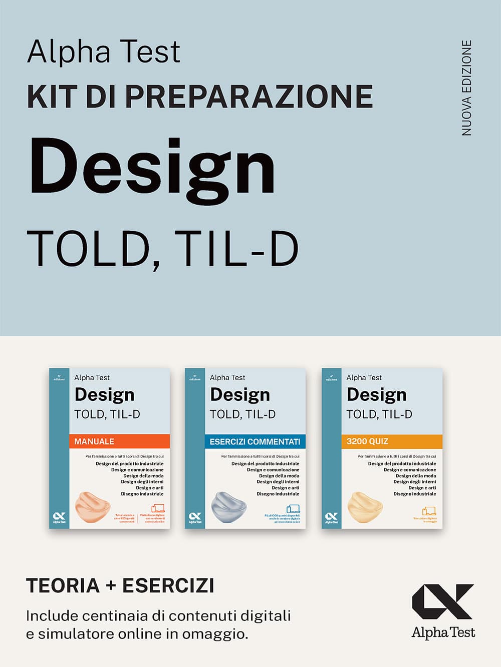 Copertina del libro: "Alpha Test Design TOLD, TIL-D - Kit di preparazione", in prevendita