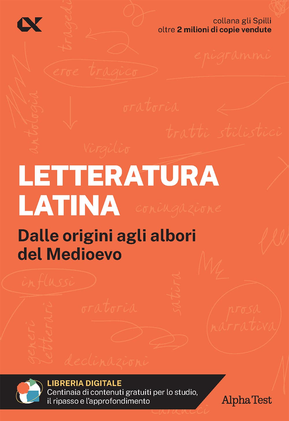 Copertina del libro: "Letteratura latina", disponibile