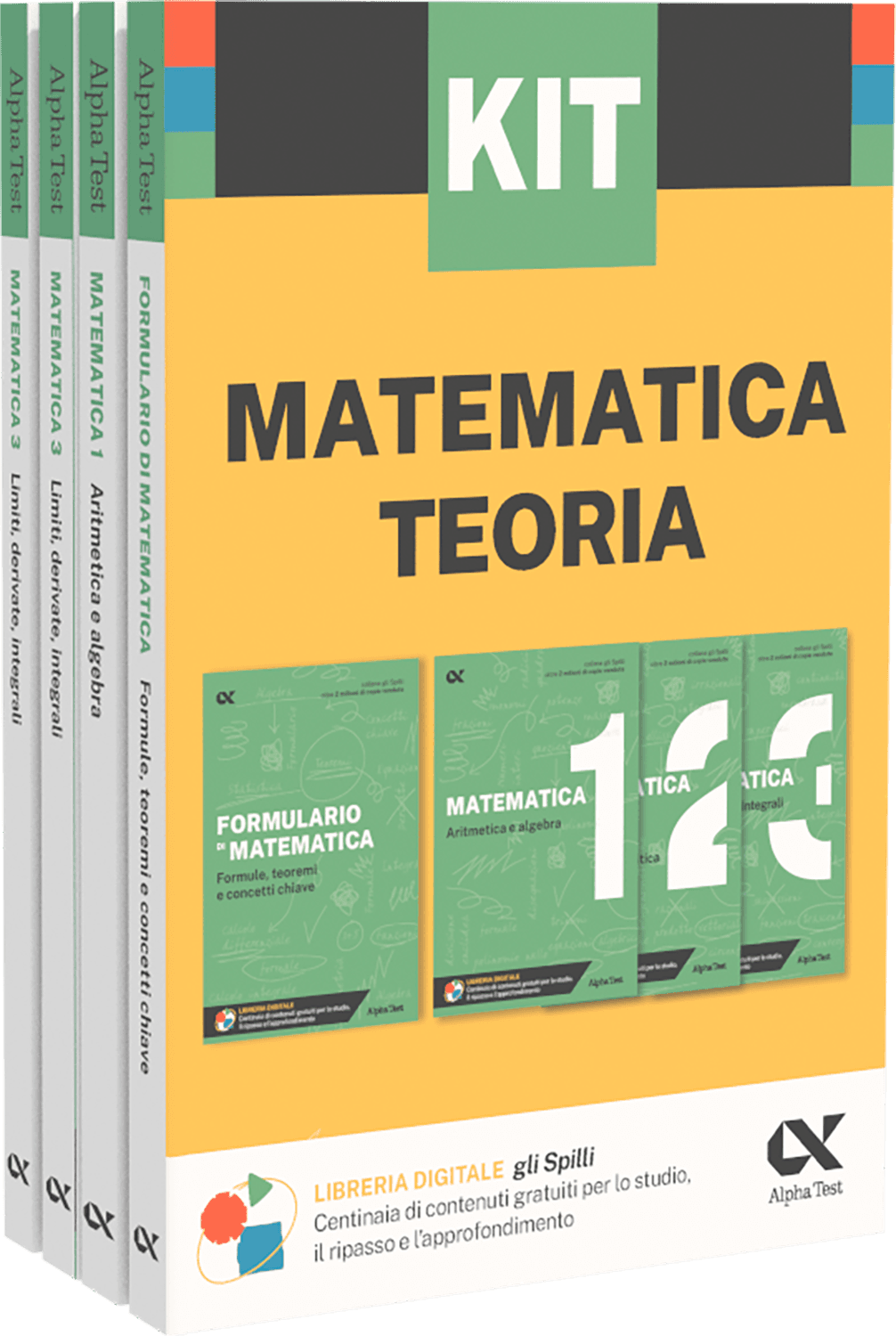 Copertina del libro: "Kit Spilli Matematica Teoria", disponibile