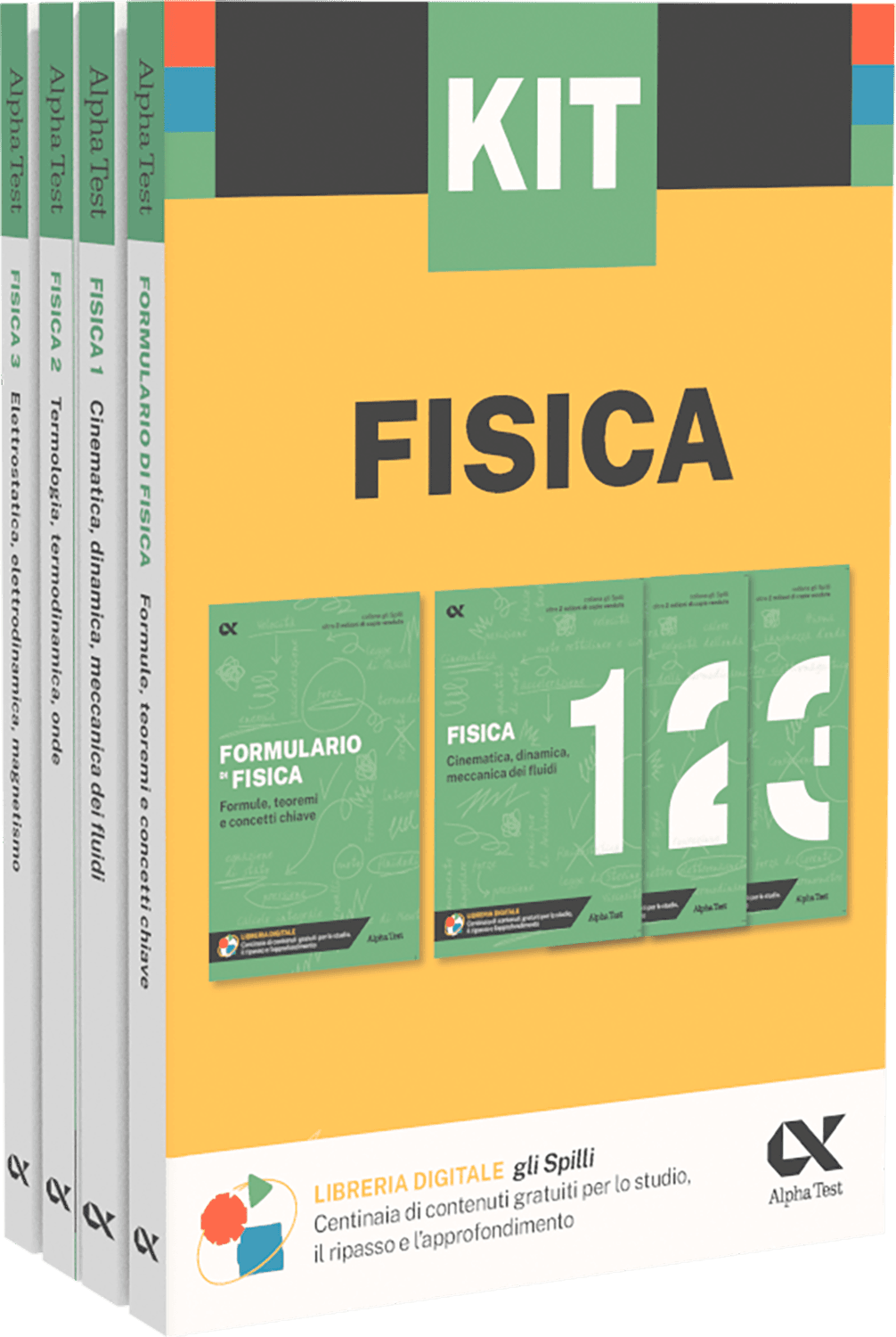 Copertina del libro: "Kit Spilli Fisica", disponibile