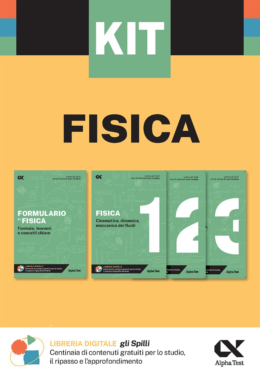 Copertina del libro: "Kit Spilli Fisica", disponibile