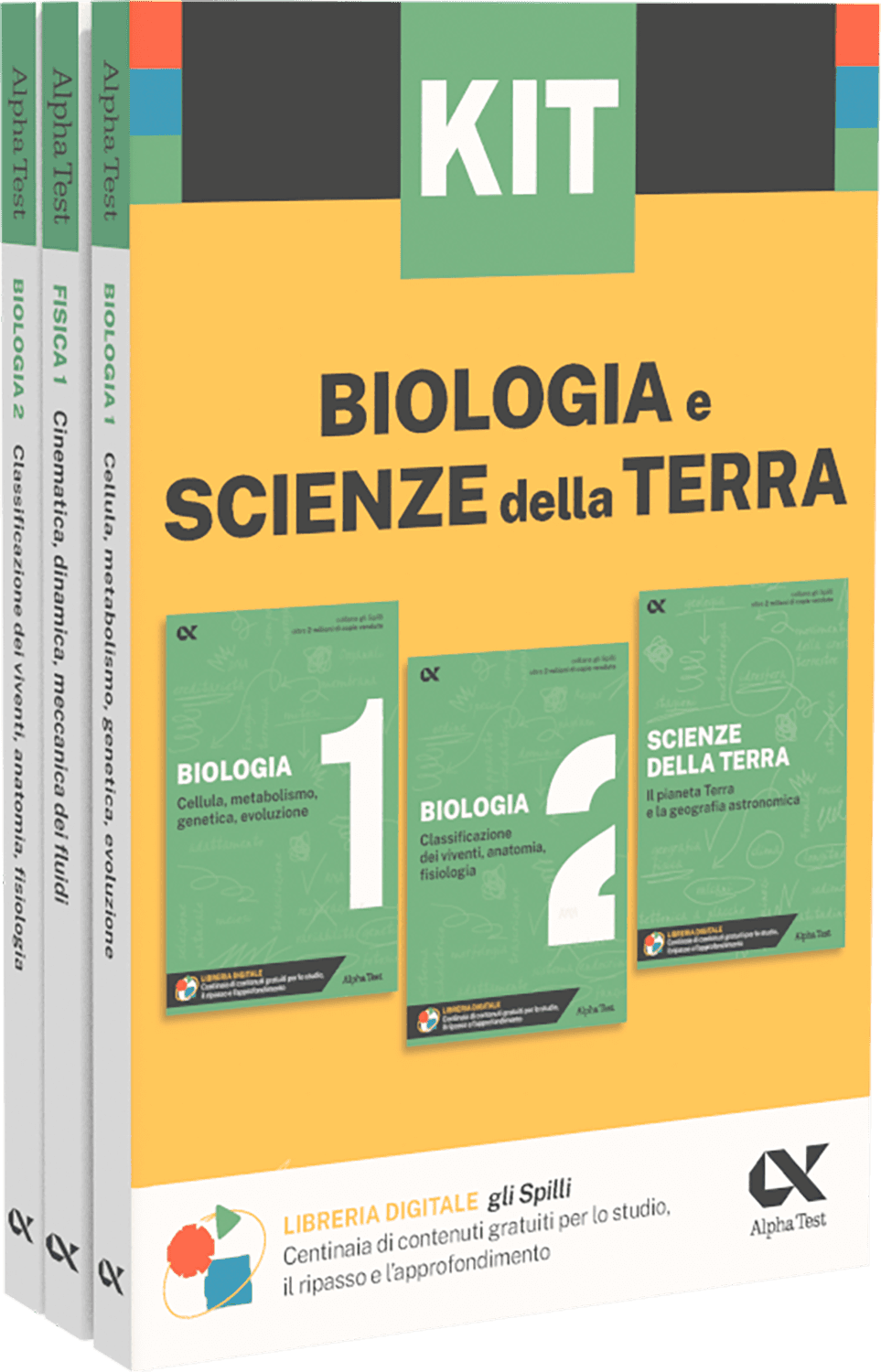 Copertina del libro: "Kit Spilli Biologia & Scienze della Terra", disponibile