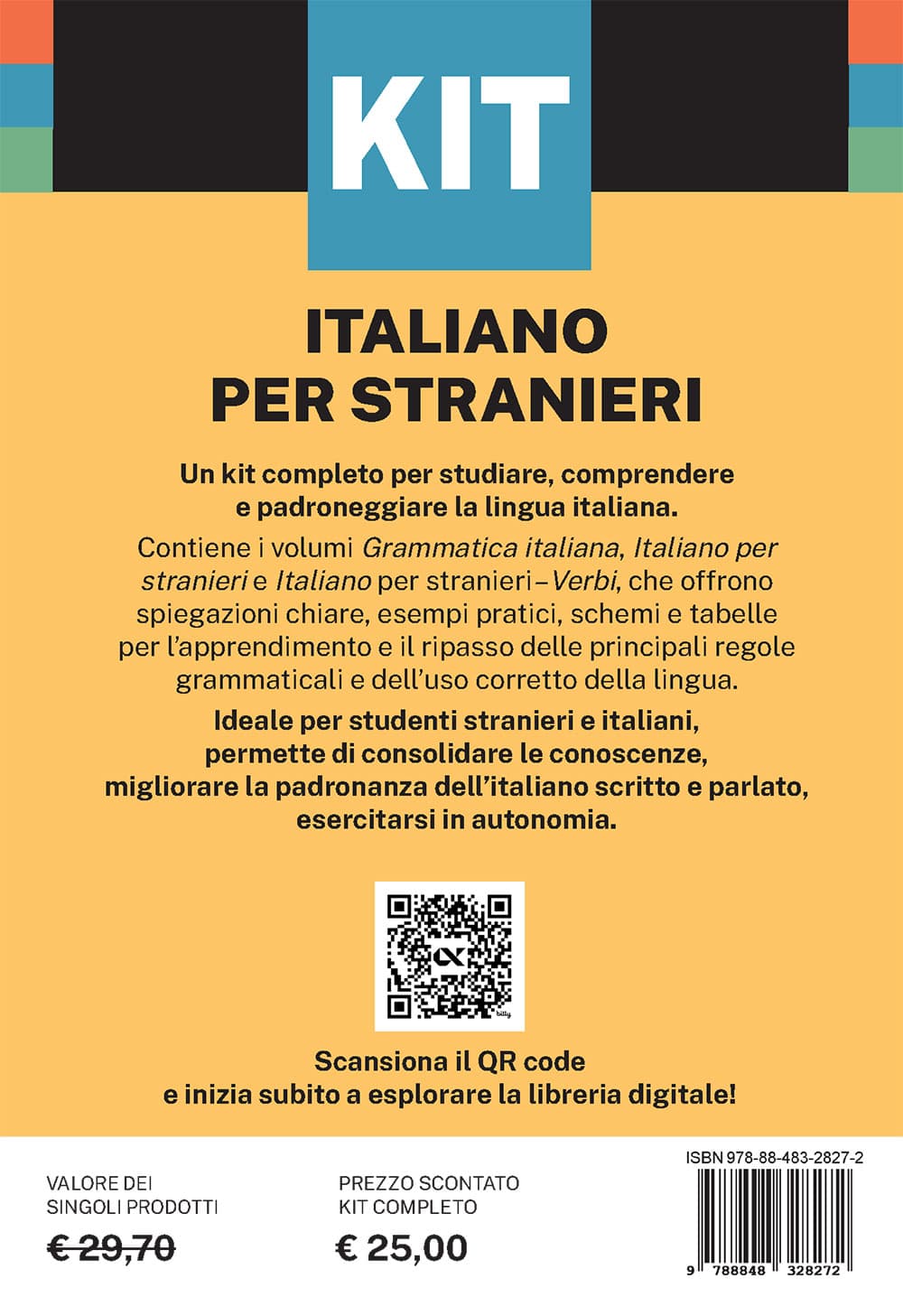 Copertina del libro: "Kit Spilli Italiano per stranieri", disponibile