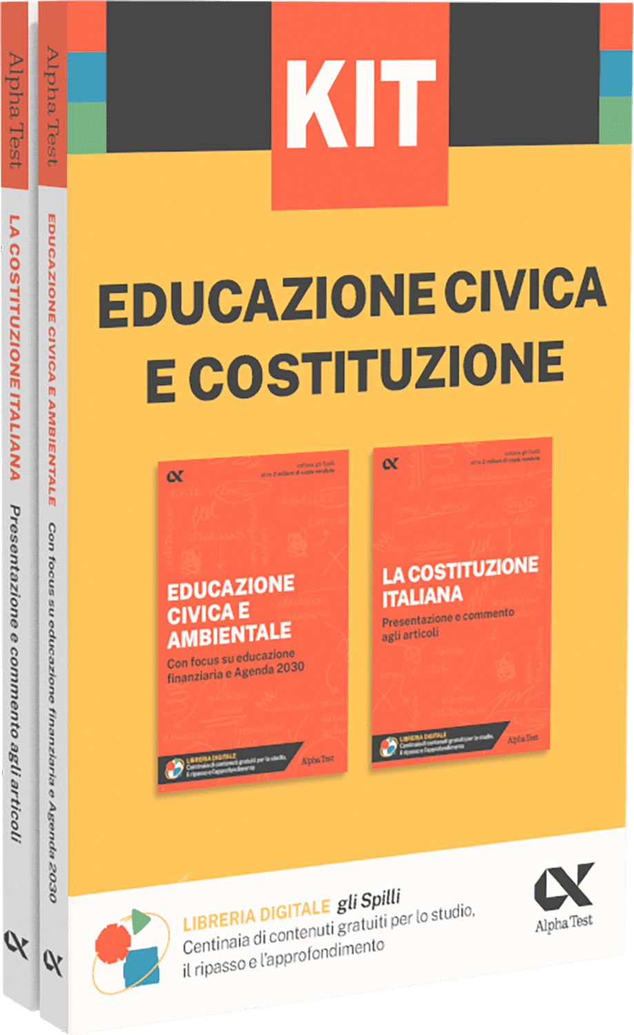 Copertina del libro: "Kit Spilli Educazione civica & Costituzione", disponibile