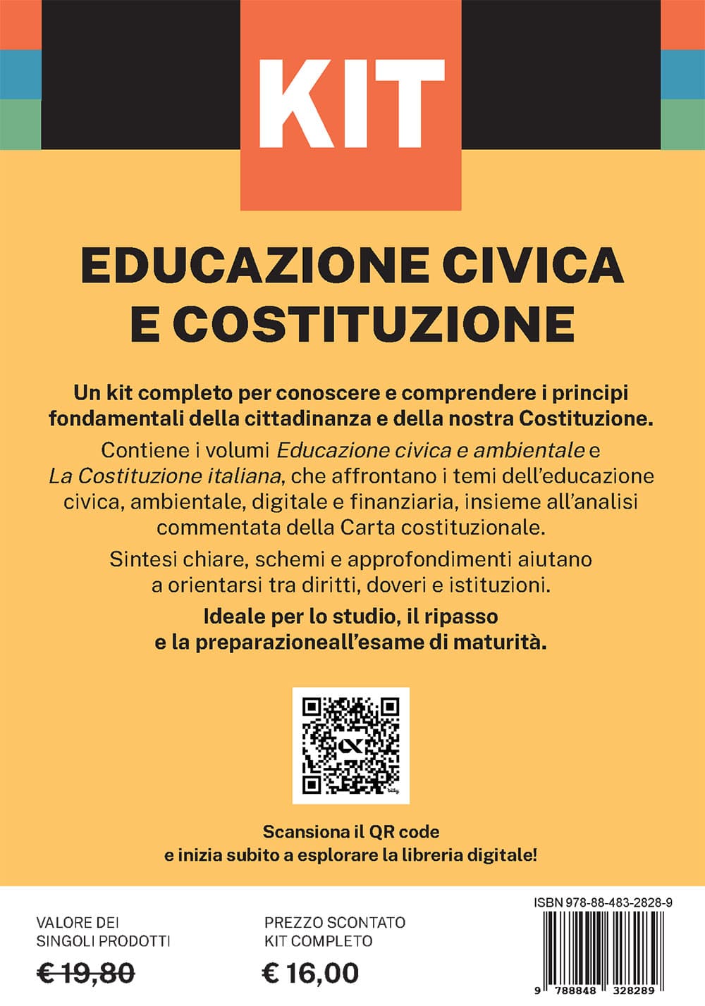 Copertina del libro: "Kit Spilli Educazione civica & Costituzione", disponibile