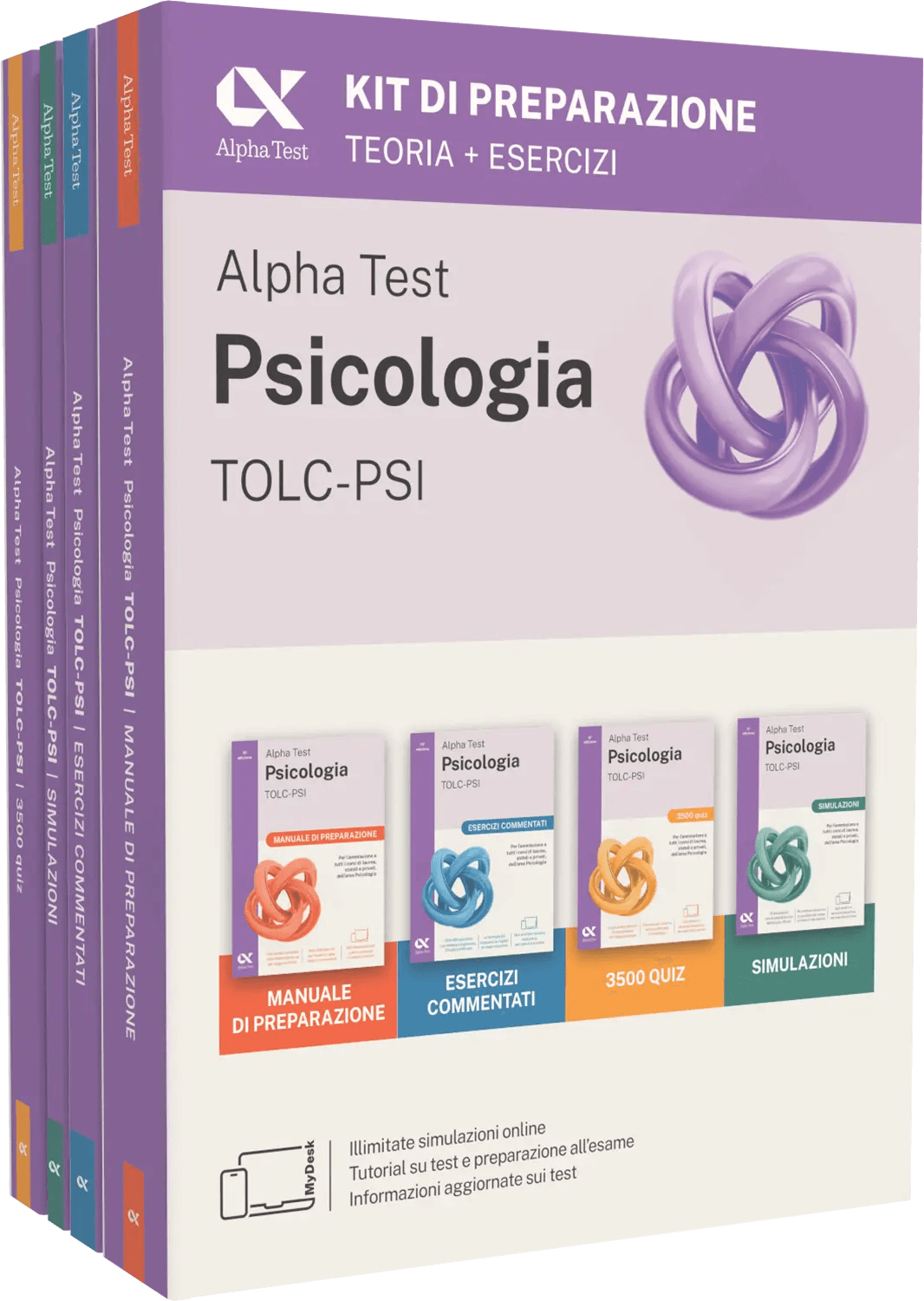 Copertina del libro: "Alpha Test Psicologia TOLC-PSI - Kit di preparazione", disponibile