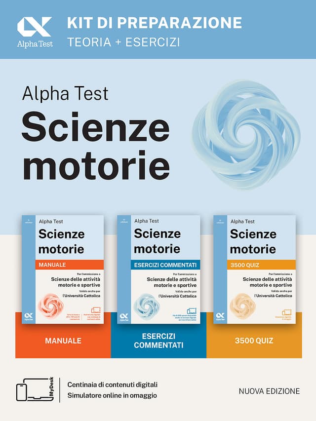 Alpha Test Scienze Motorie - Kit di preparazione