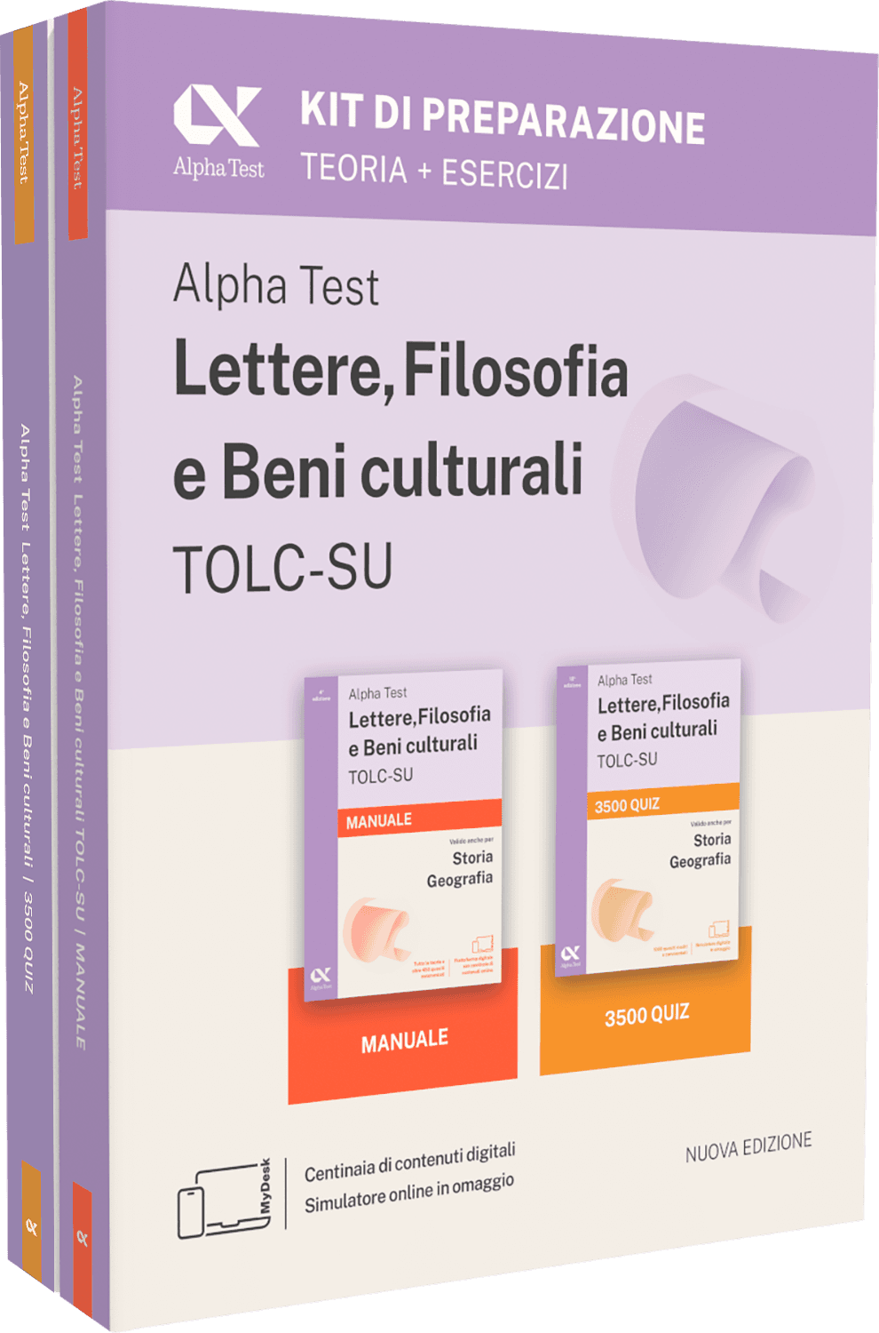 Alpha Test Lettere, Filosofia e Beni culturali TOLC-SU - Kit di preparazione