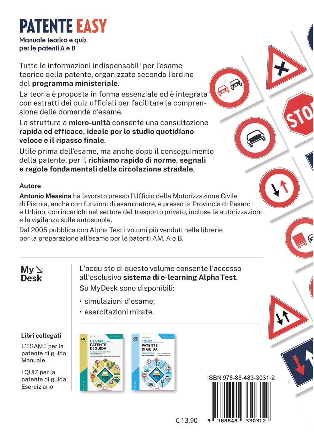 Copertina del libro: "Patente Easy -  Manuale Teorico e Quiz per l’Esame delle Patenti A e B", disponibile