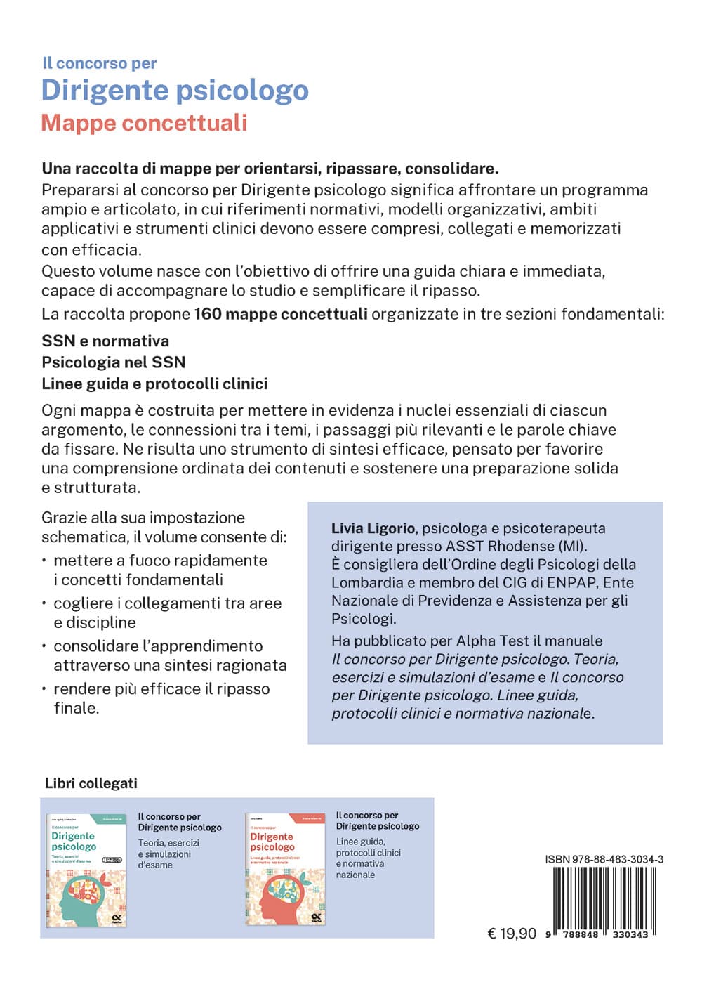 Copertina del libro: "Il concorso per Dirigente psicologo. Mappe concettuali", disponibile