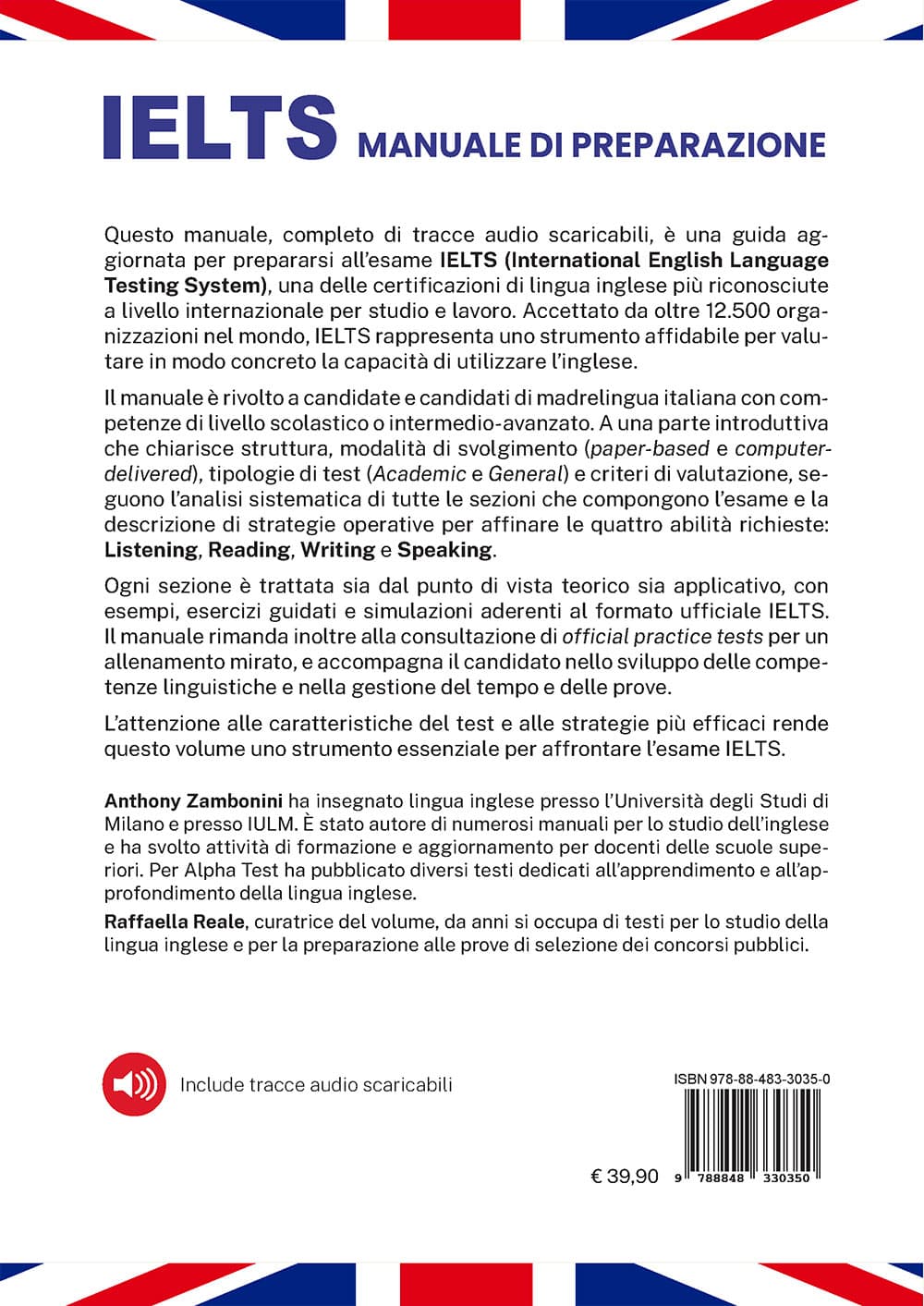 Copertina del libro: "IELTS manuale di preparazione", in prevendita