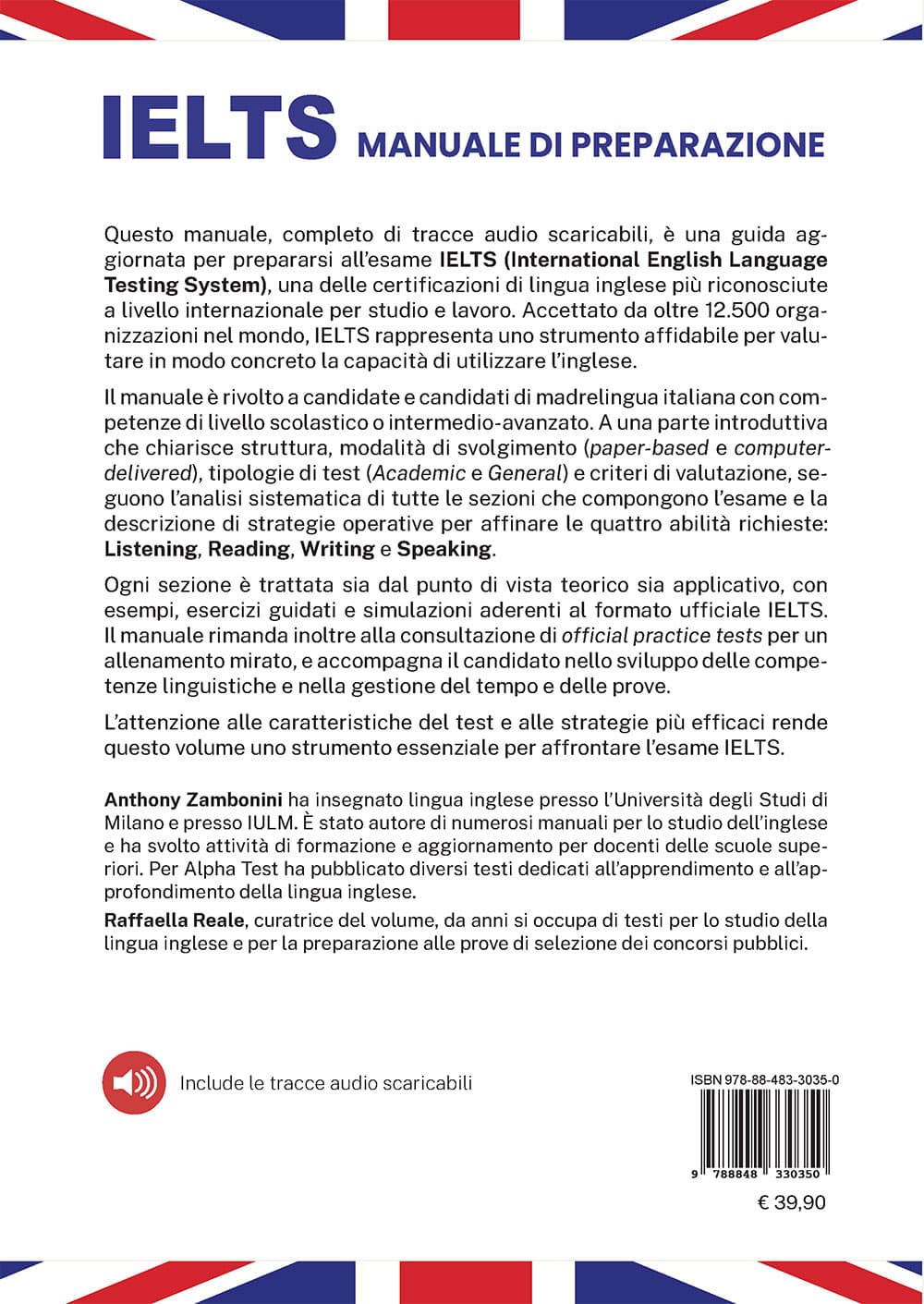 Copertina del libro: "IELTS manuale di preparazione", in prevendita