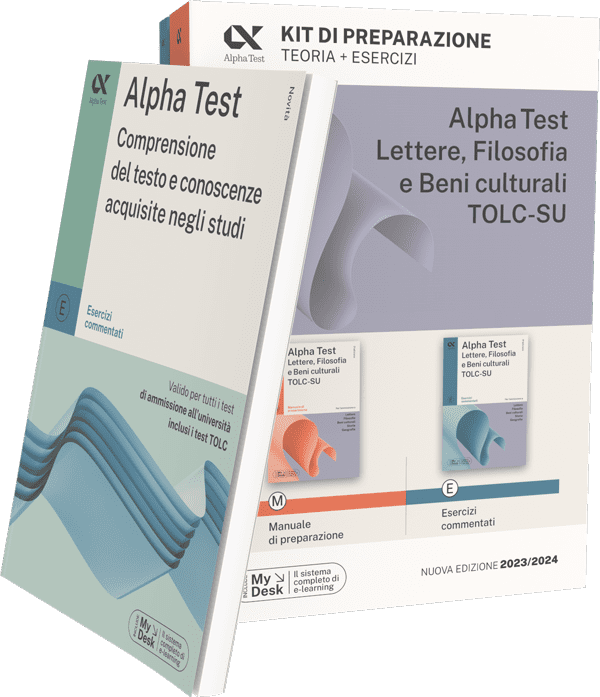 Alpha Test Lettere, Filosofia e Beni culturali TOLC-SU - Kit ...