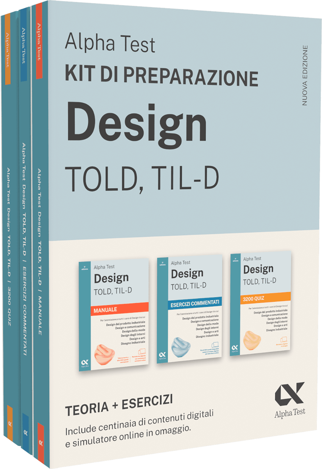 Copertina del libro: "Alpha Test Design TOLD, TIL-D - Kit di preparazione", in prevendita