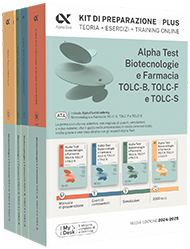 Alpha Test Plus Biotecnologie e Farmacia TOLC-B, TOLC-F e TOLC-S - Kit di preparazione Plus