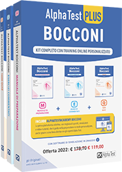 Alpha Test PLUS Bocconi - Kit completo con training online personalizzato
