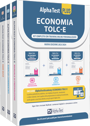 Alpha Test PLUS Economia TOLC-E - Kit completo di preparazione con training on line