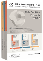 Alpha Test PLUS Economia TOLC-E - Kit di preparazione plus