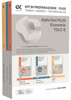Alpha Test PLUS Economia TOLC-E - Kit di preparazione plus
