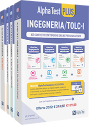Alpha Test PLUS Ingegneria / TOLC-I - Kit completo con training online personalizzato