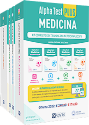 Alpha Test PLUS Medicina - Kit completo con training online personalizzato