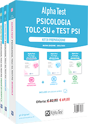 AlphaTest Psicologia TOLC-SU e TEST PSI - kit di preparazione