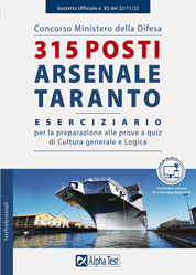 Concorso Ministero della Difesa - 315 posti Arsenale Taranto
