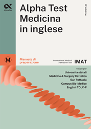 Alpha Test Medicina in inglese IMAT - Manuale di preparazione